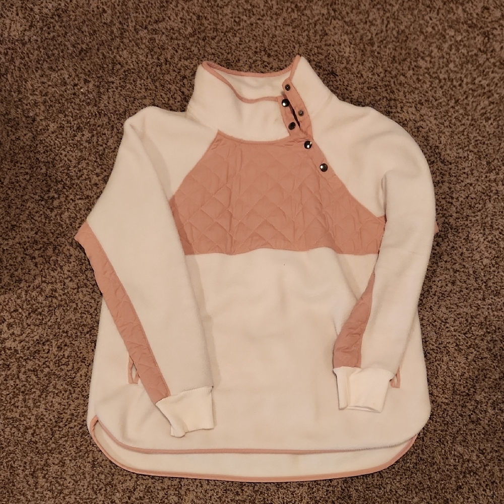 Cozy Colorblock Cowl Neck Sweater